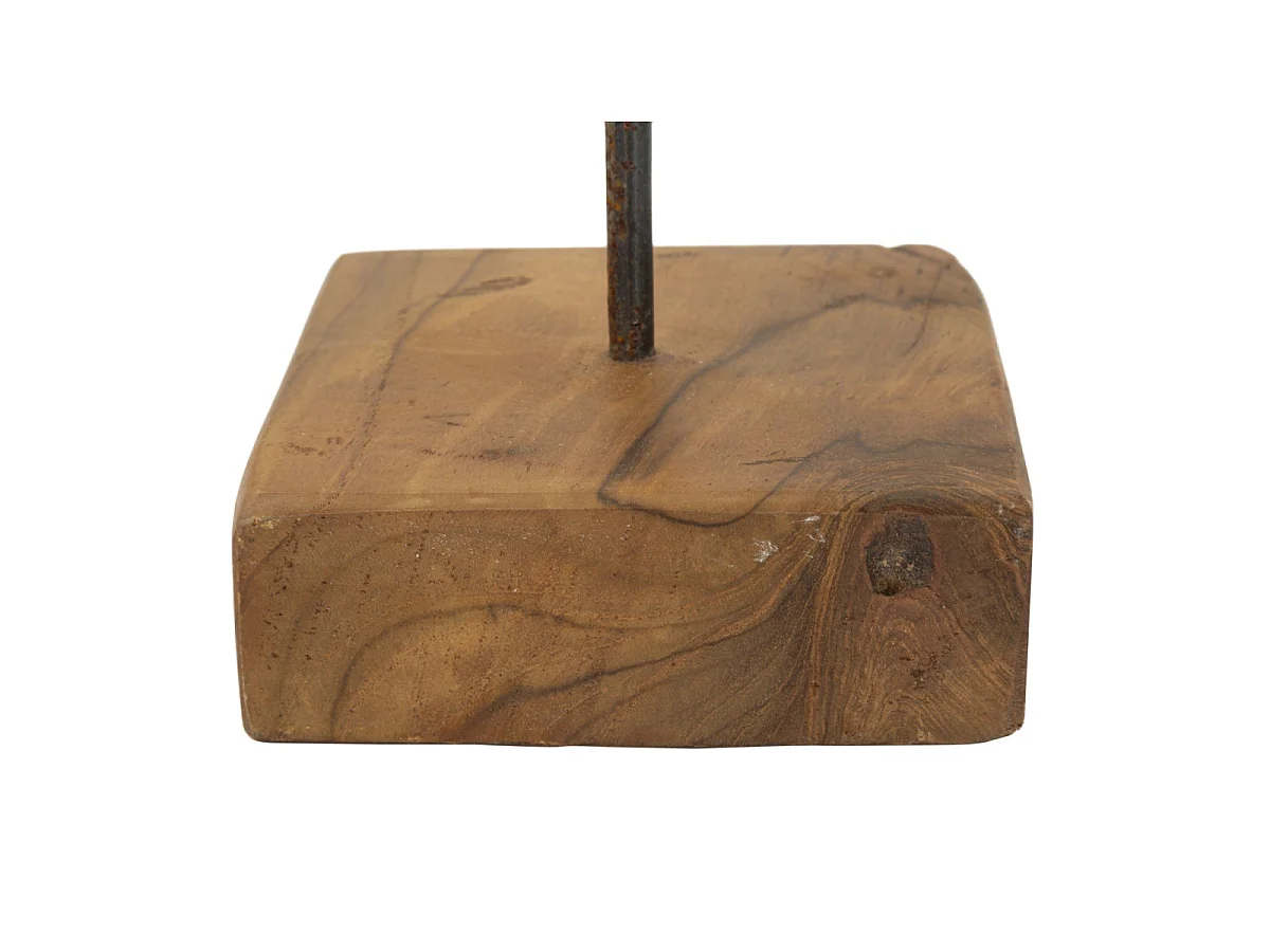 Objet Déco en Teck "Étoile" 42cm Naturel