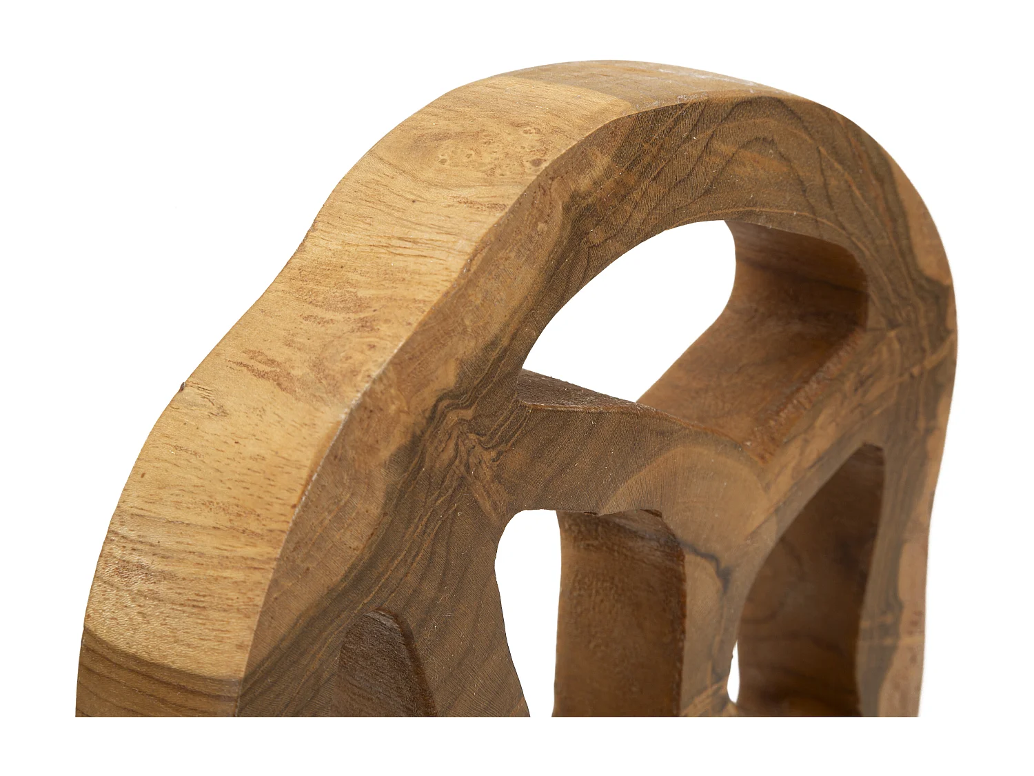 Objet Déco en Teck "Lubang" 27cm Naturel