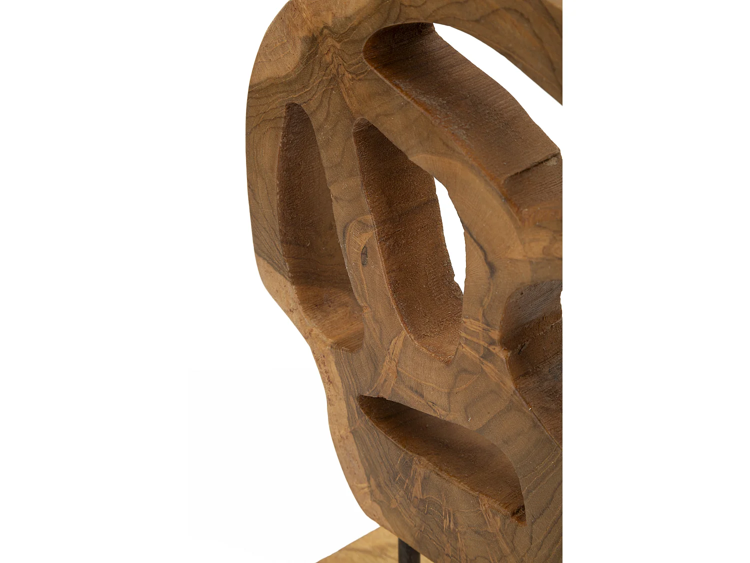 Objet Déco en Teck "Lubang" 27cm Naturel