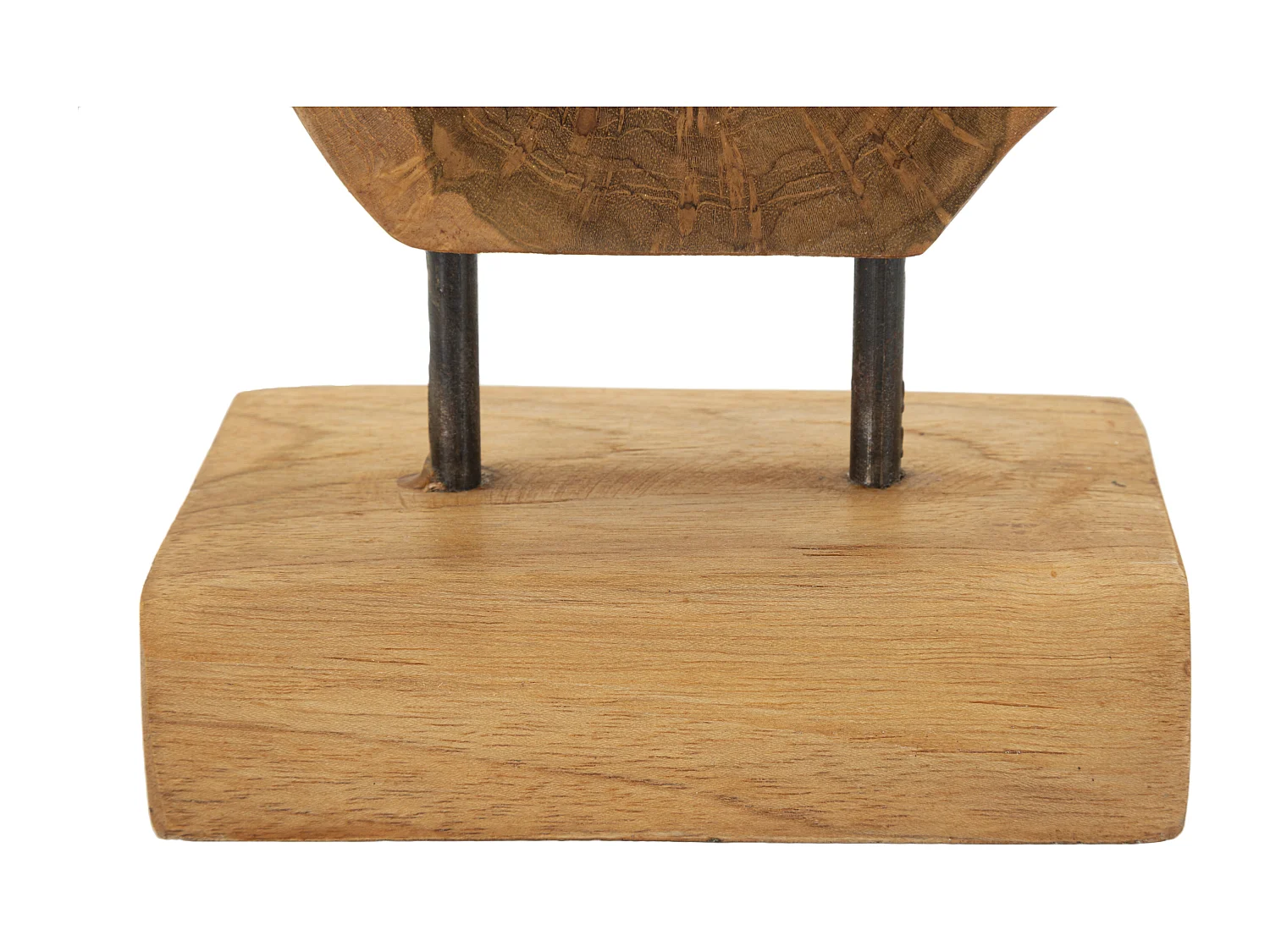 Objet Déco en Teck "Lubang" 27cm Naturel