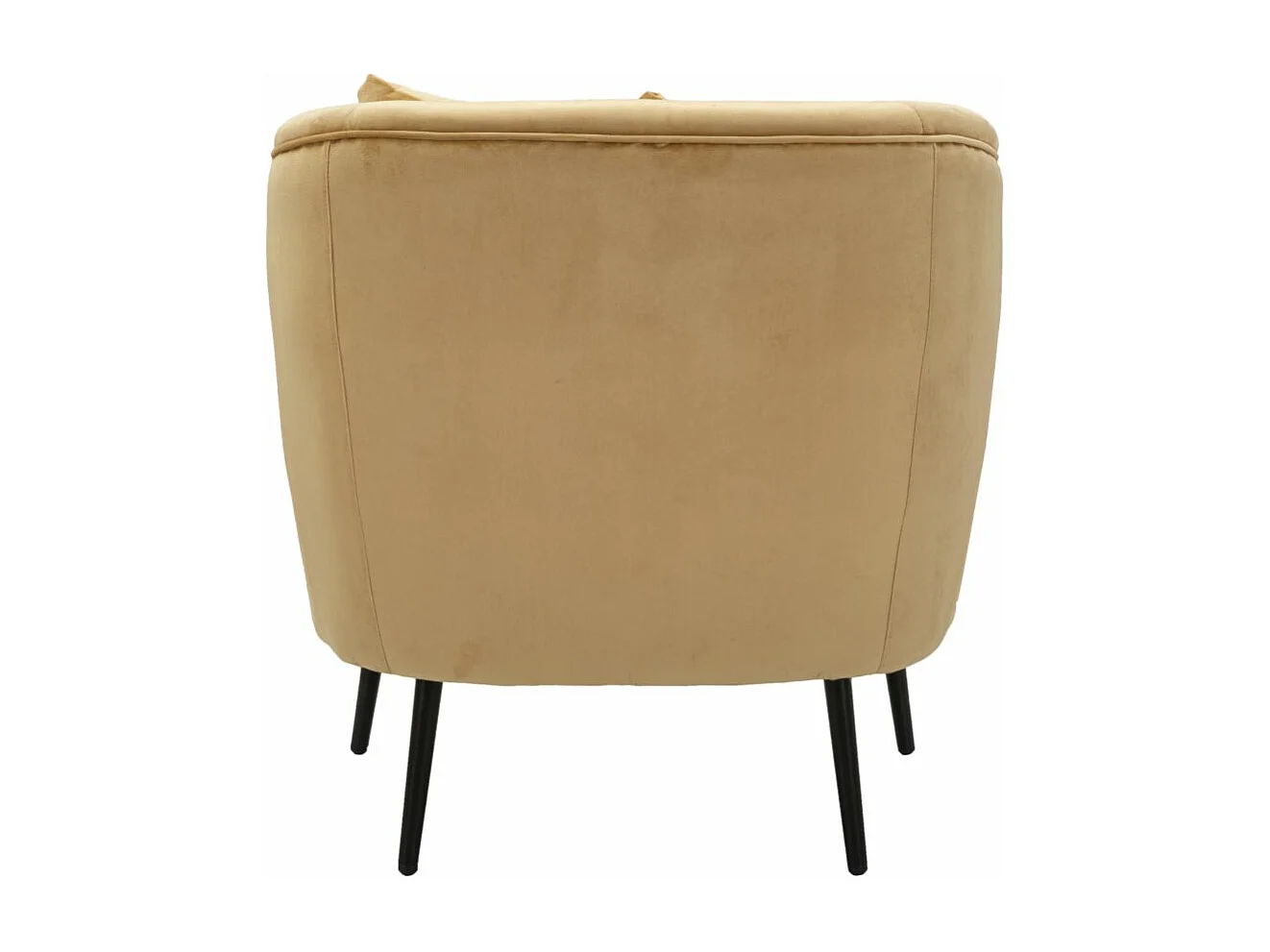 Fauteuil Imitation Fourrure "Soffy" 78cm Marron