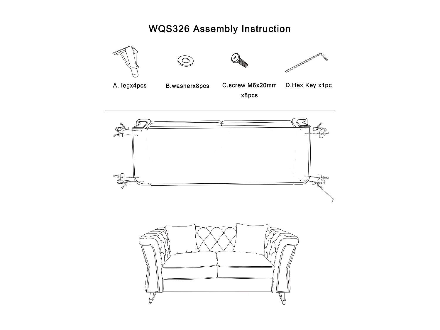 Poltrona in metallo e velluto senape con cuscino cm 104x83x76