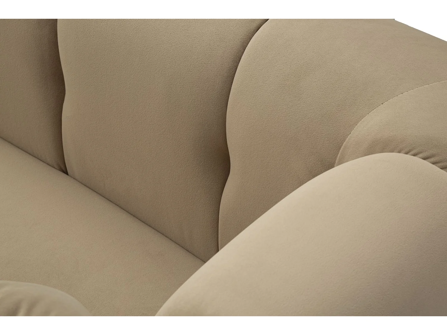 Poltrona in metallo dorato e velluto tortora con cuscino cm 97x81x72