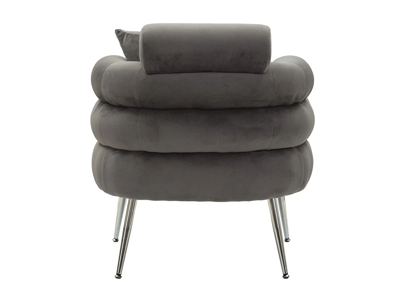 Fauteuil Imitation Fourrure "Soffy+" 85cm Gris