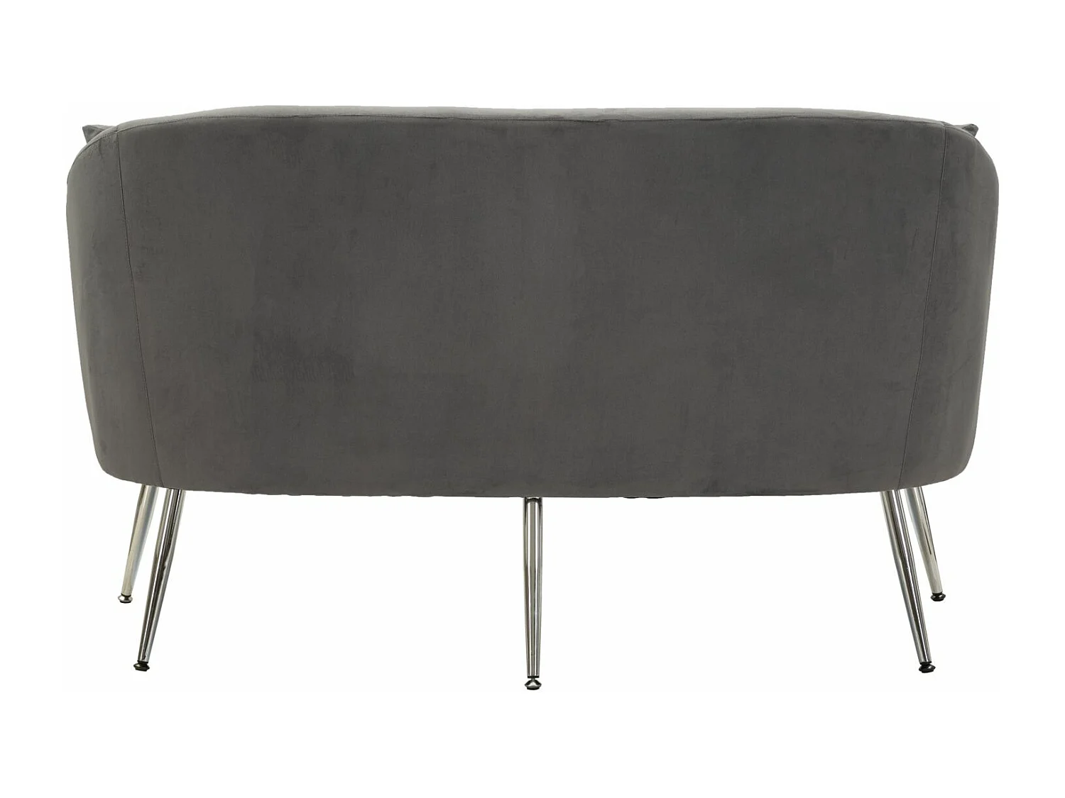 Canapé 2 Places Imitation Fourrure "Soffy" 137cm Gris