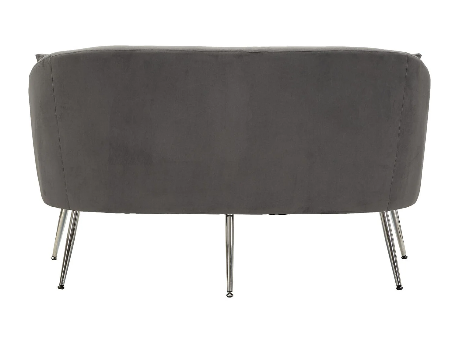 Canapé 2 Places Imitation Fourrure "Soffy" 137cm Gris