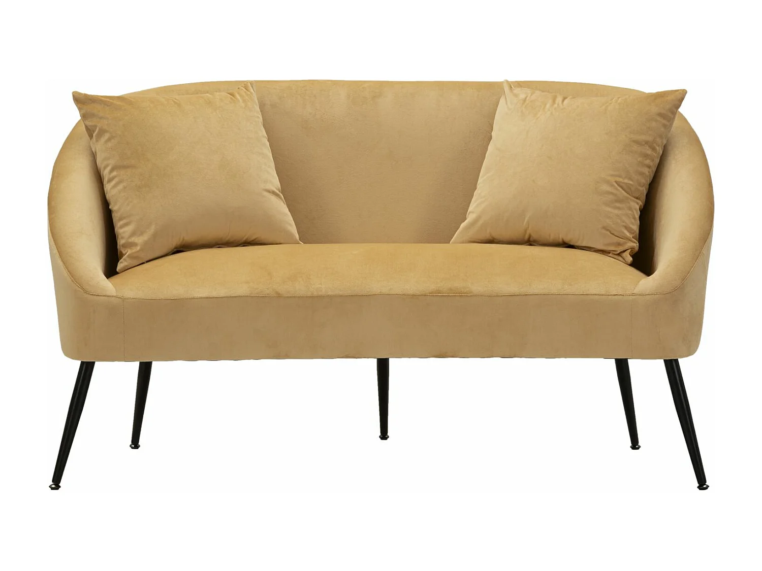 Canapé 2 Places Imitation Fourrure "Soffy" 137cm Marron