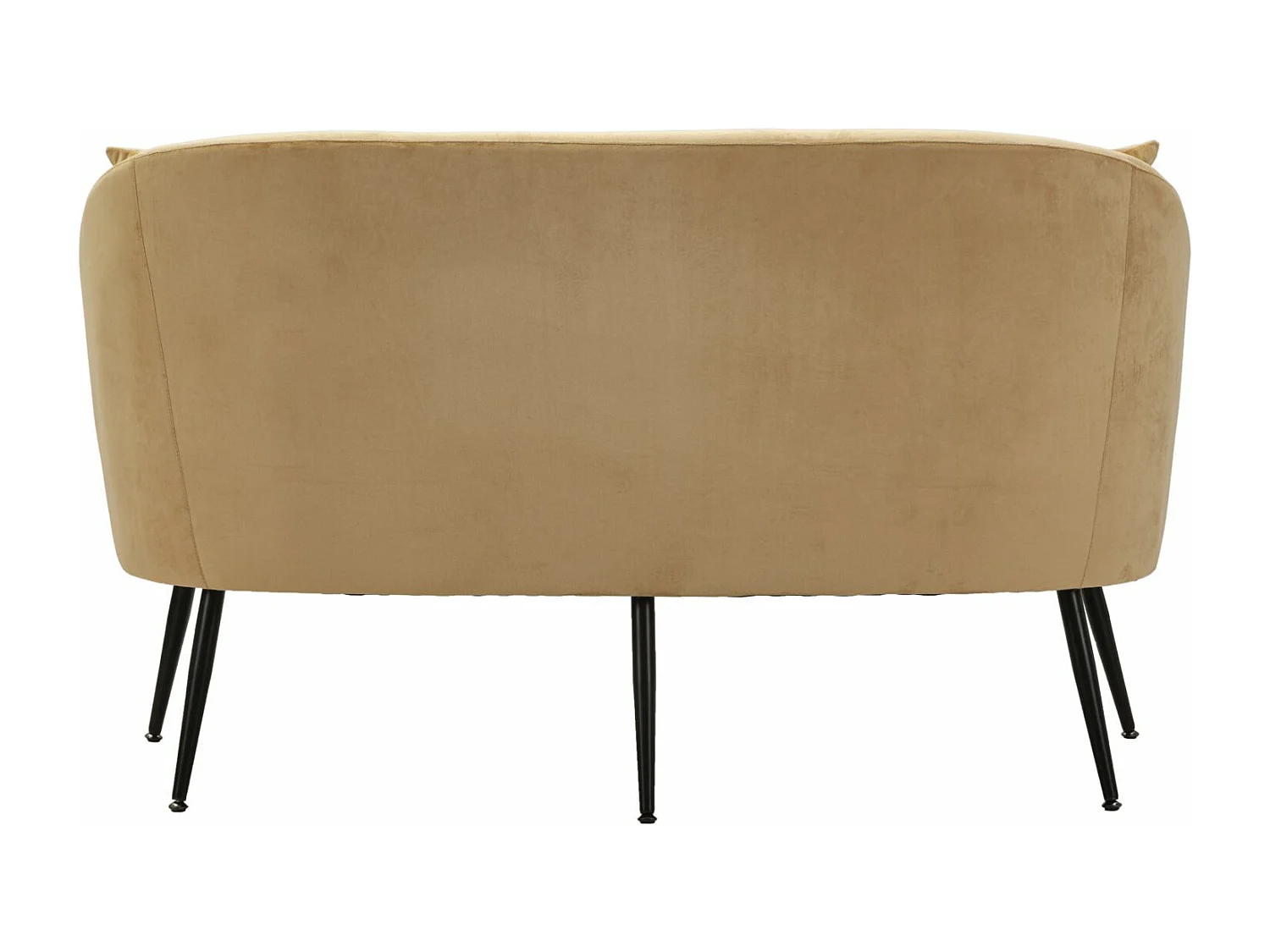 Canapé 2 Places Imitation Fourrure "Soffy" 137cm Marron