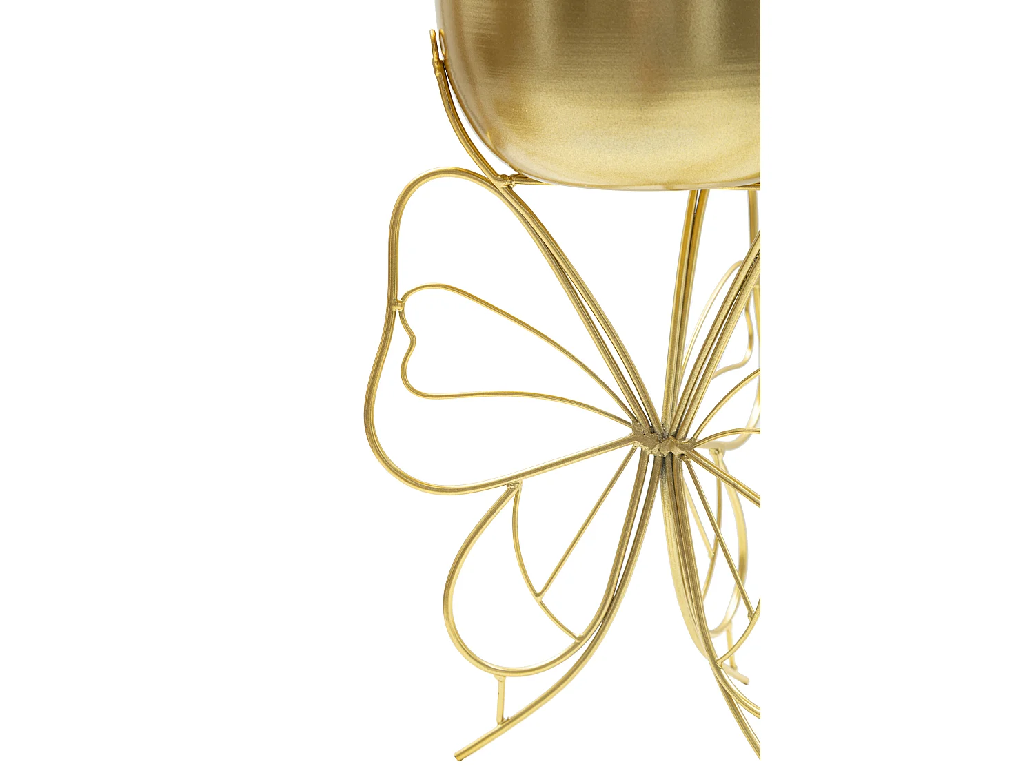 Cache-Pot Design sur Pied "Fairy" 40cm Or