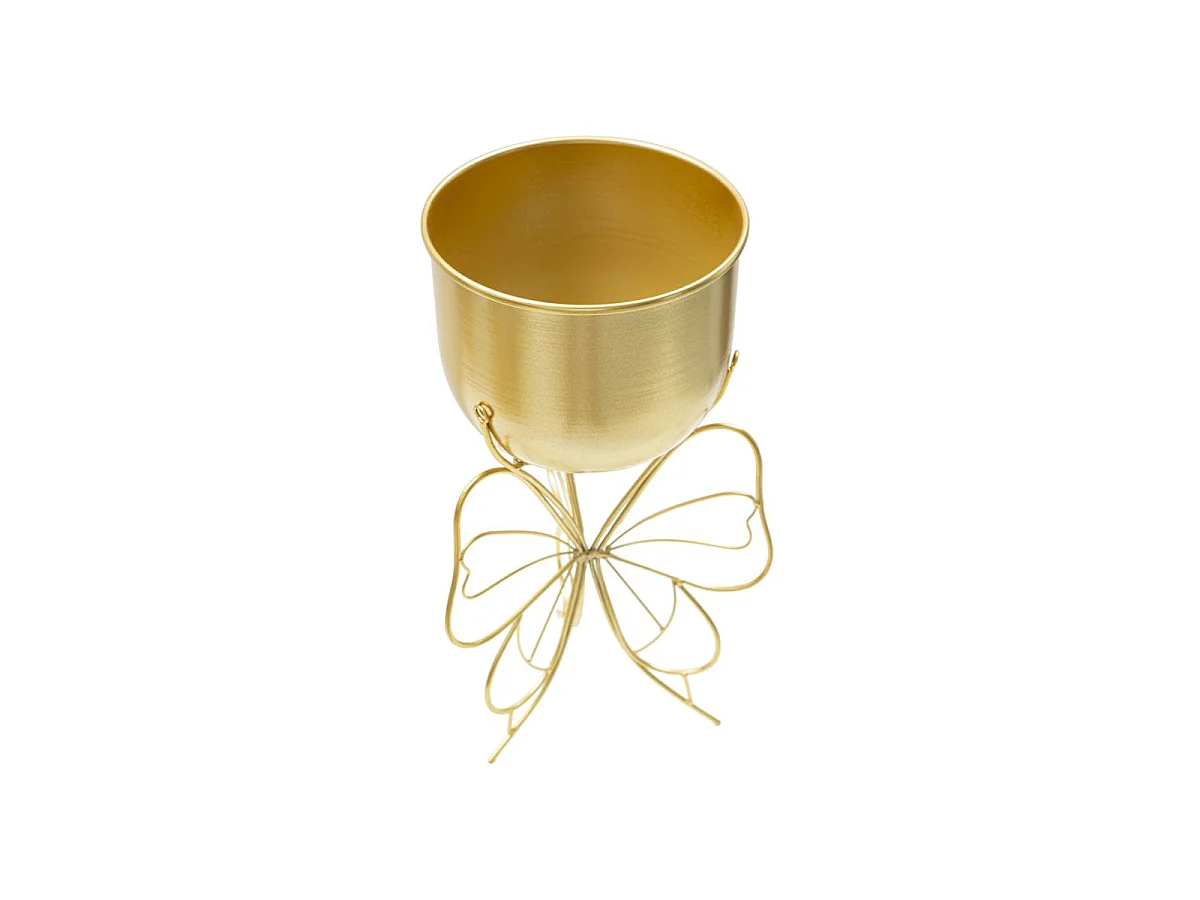 Cache-Pot Design sur Pied "Fairy" 40cm Or