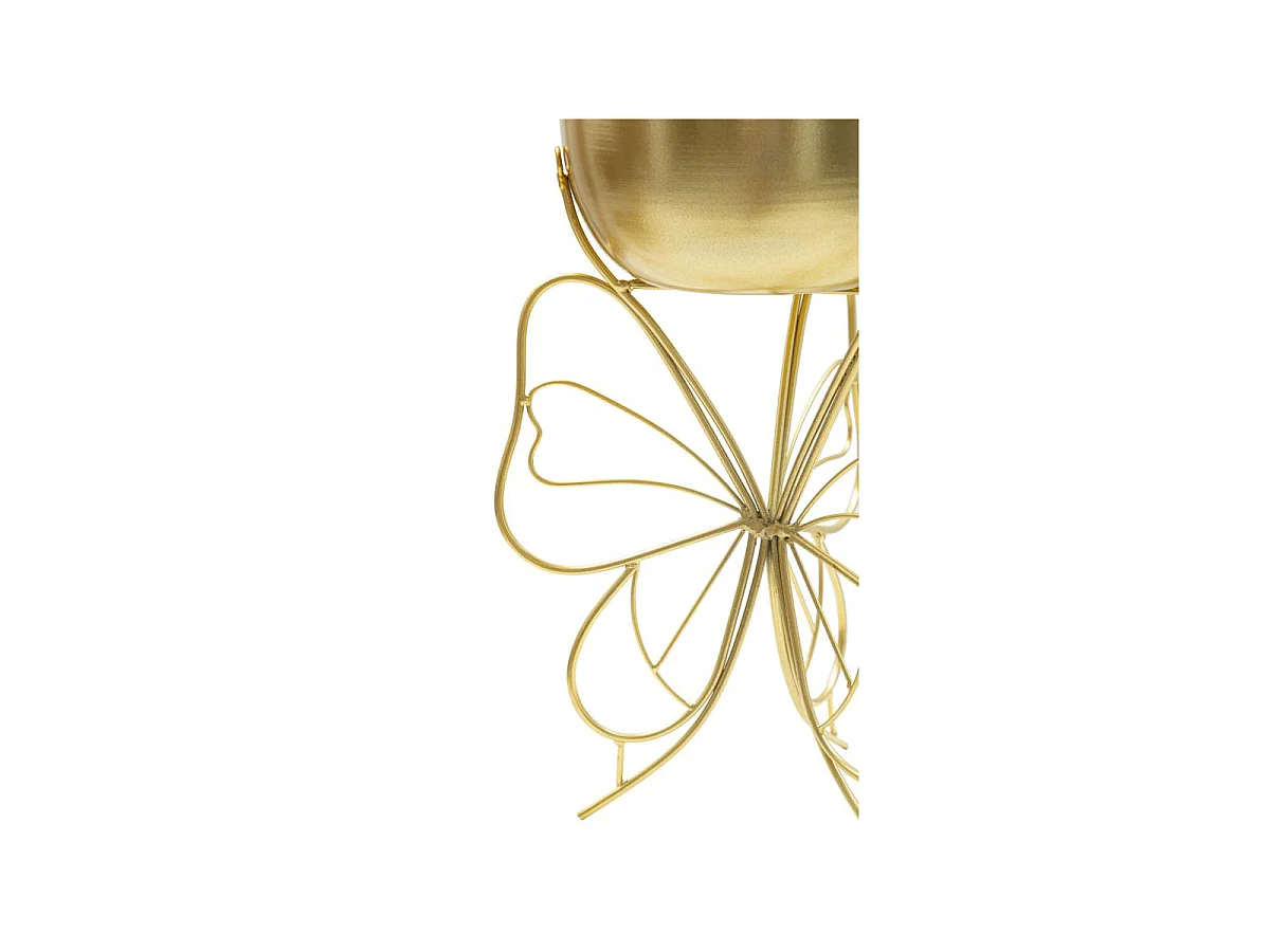 Cache-Pot Design sur Pied "Fairy" 40cm Or