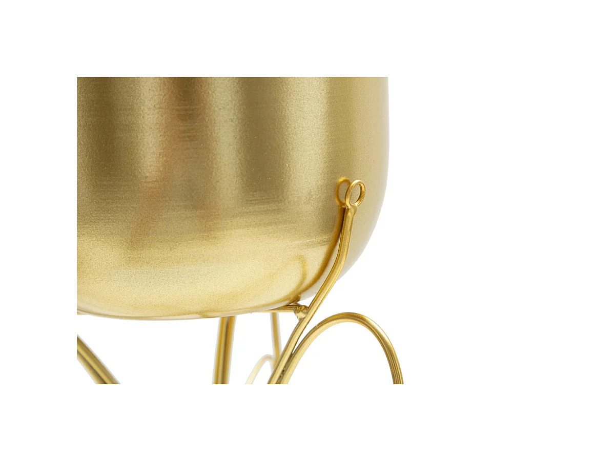 Cache-Pot Design sur Pied "Fairy" 40cm Or
