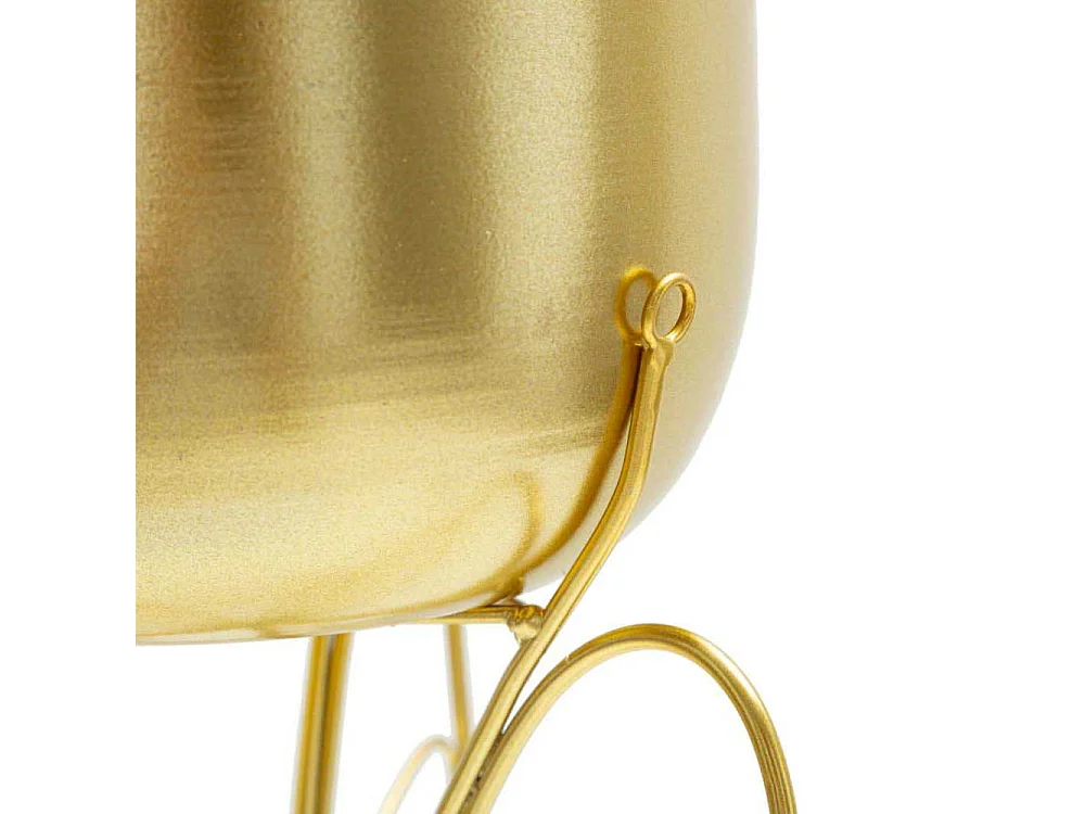 Cache-Pot Design sur Pied "Fairy" 40cm Or