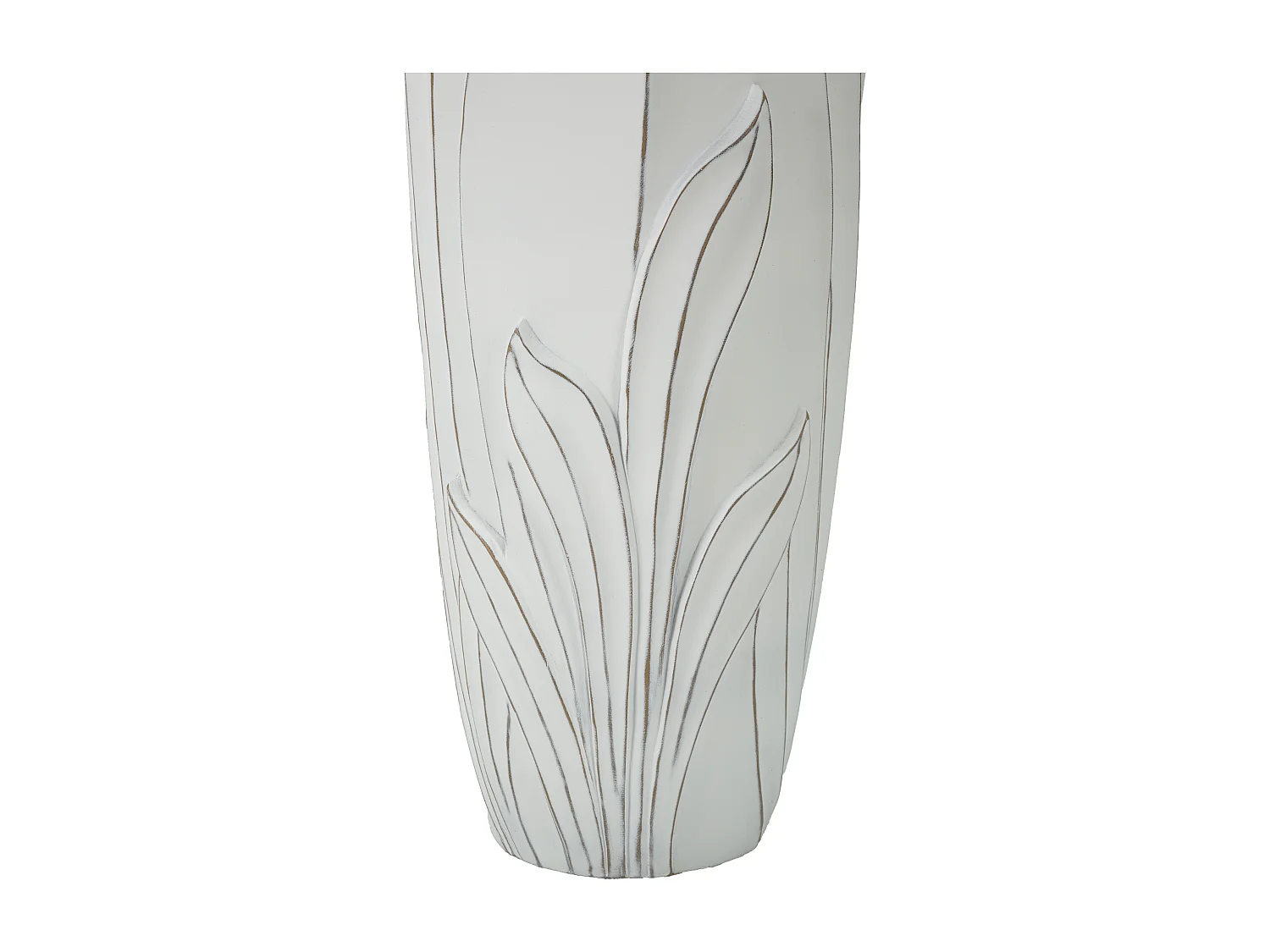 Vaso in resina bianco cm Ø 30,5x69.