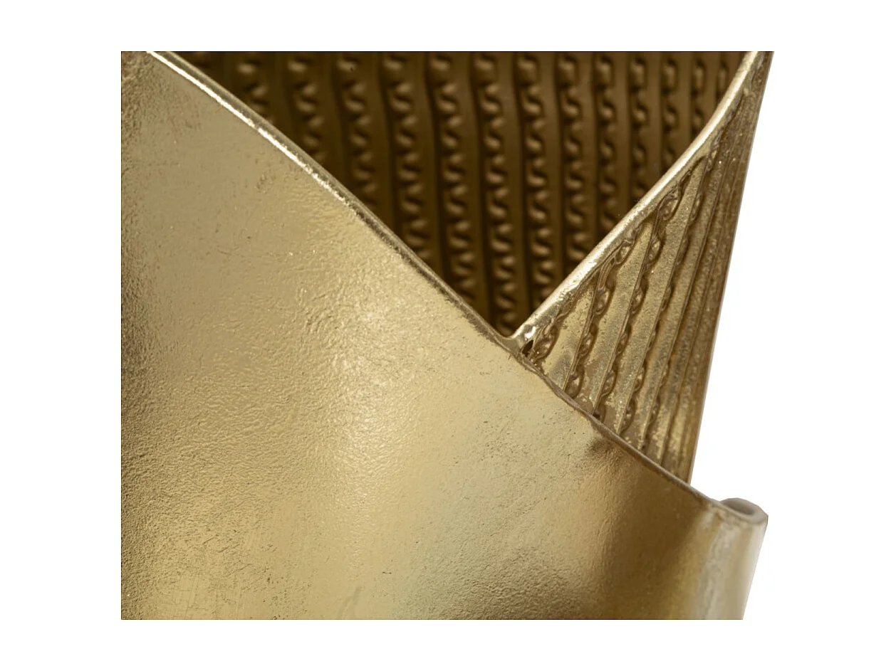 Lot de 3 Vases en Métal "Flosty" 75cm Or