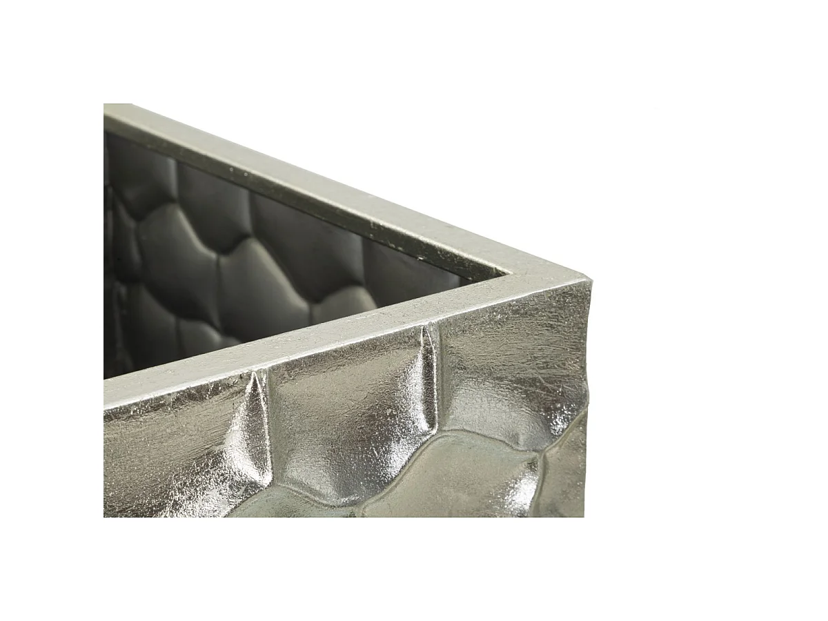 Lot de 3 Vases en Métal "Argy" 90cm Argent