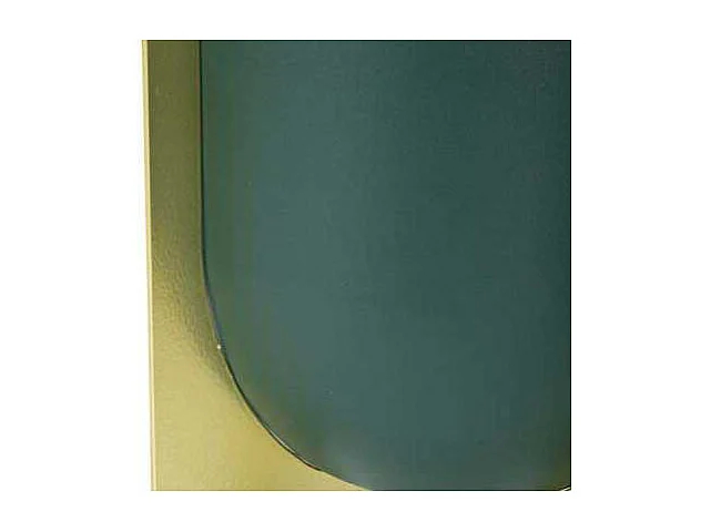 Lot de 2 Cache-Pots Design "Grent" 26cm Vert & Or