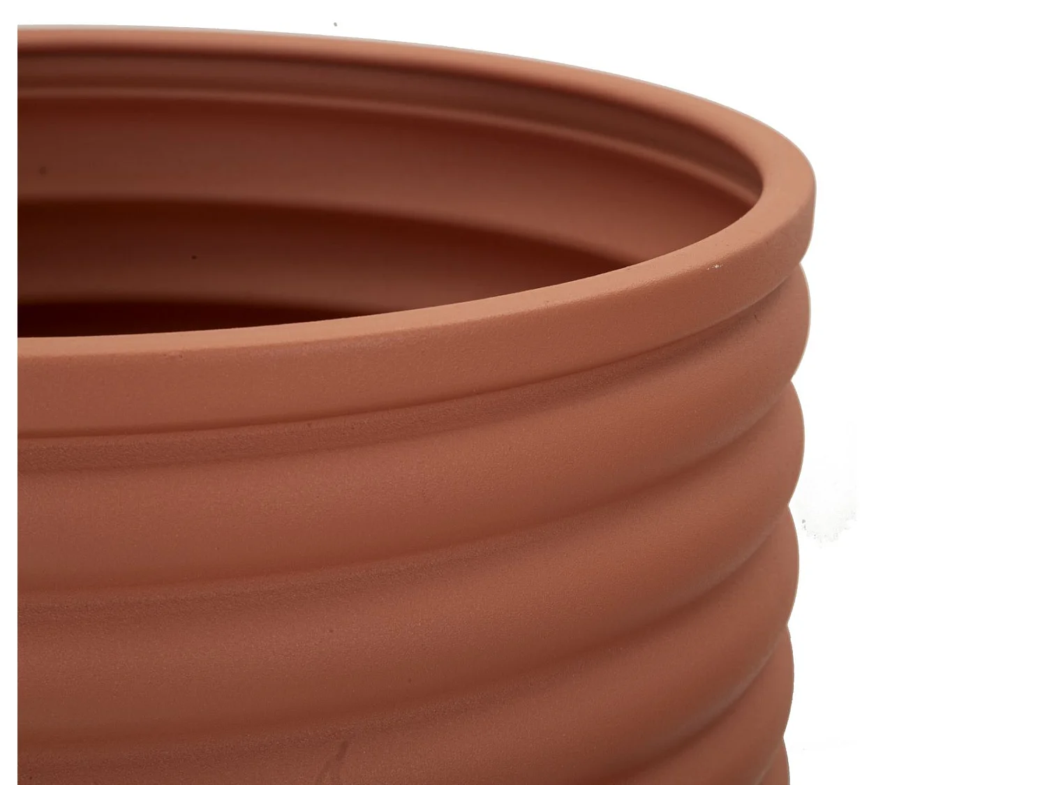 Lot de 3 Cache-Pots sur Pied "Milly" 56cm Brique