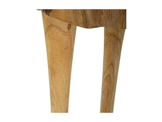 Tabouret en Bois "Kursis" 45cm Naturel