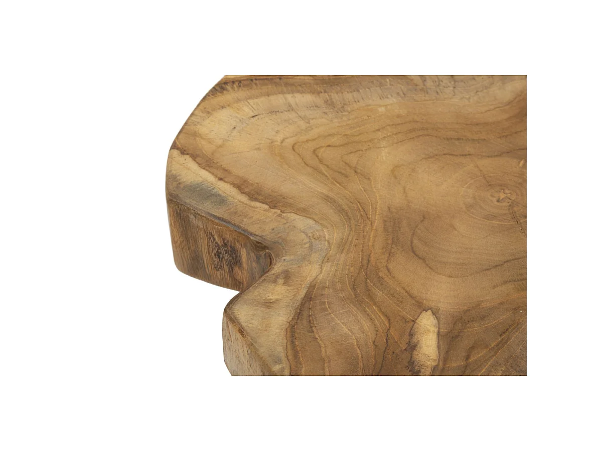 Tabouret en Bois "Kursis" 45cm Naturel