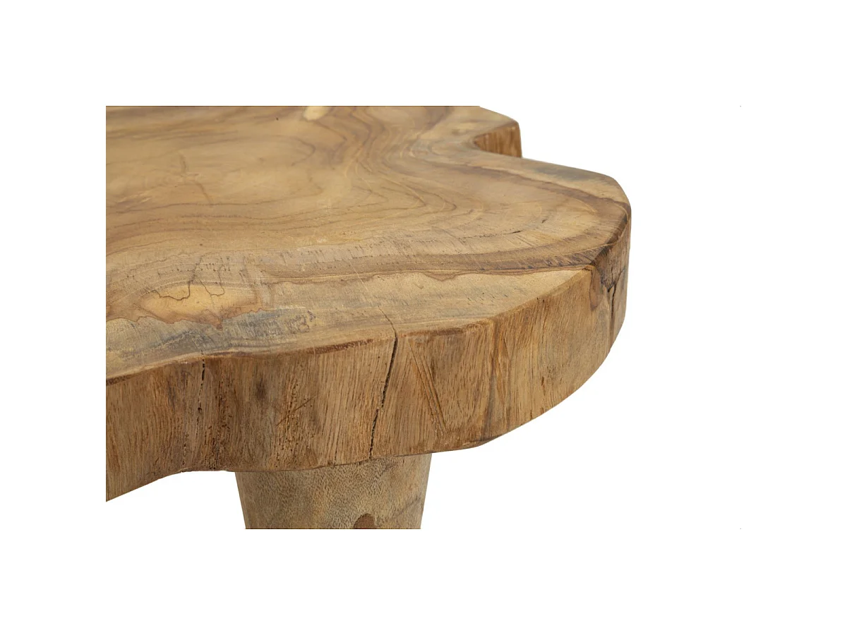 Tabouret en Bois "Kursis" 45cm Naturel