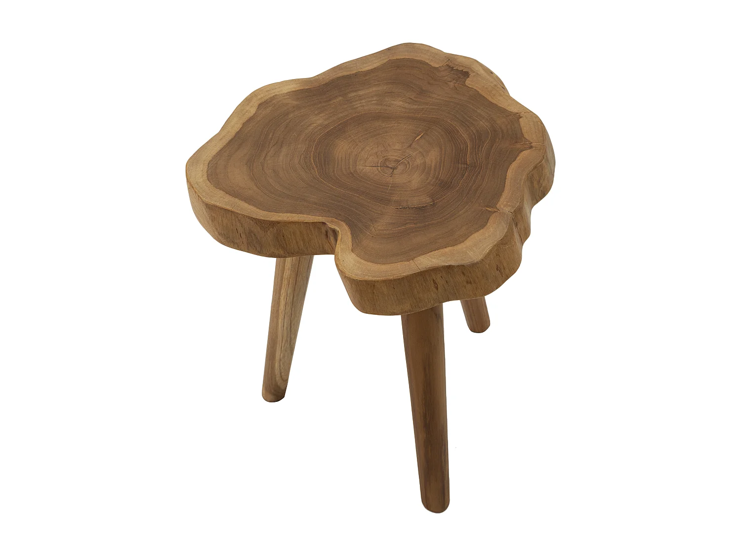 Tabouret en Bois "Budut" 45cm Naturel