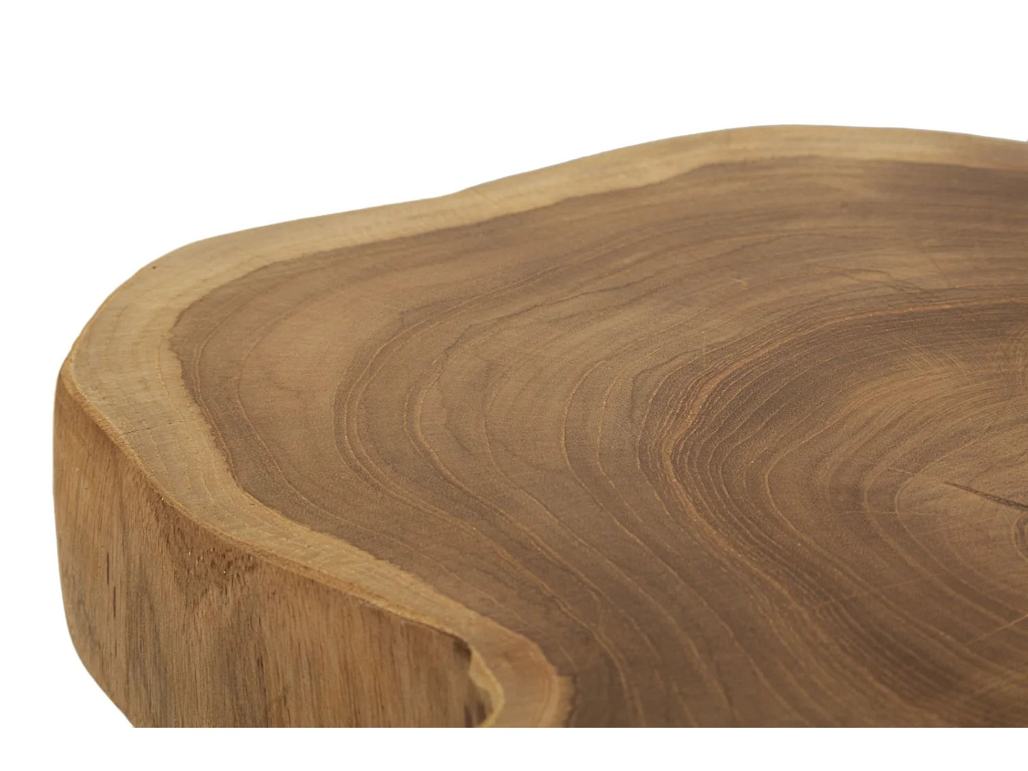 Tabouret en Bois "Budut" 45cm Naturel