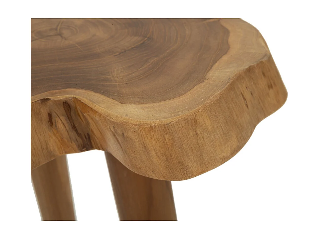 Tabouret en Bois "Budut" 45cm Naturel