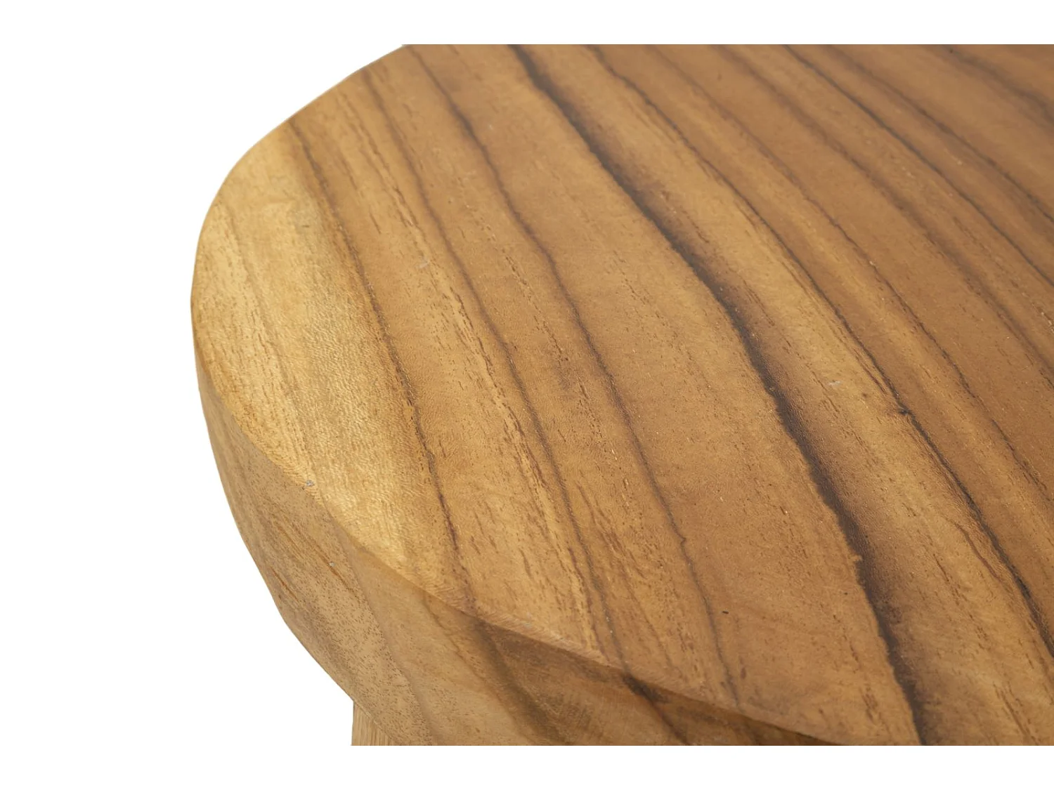 Sgabello in legno riciclato cm Ø 40x55.