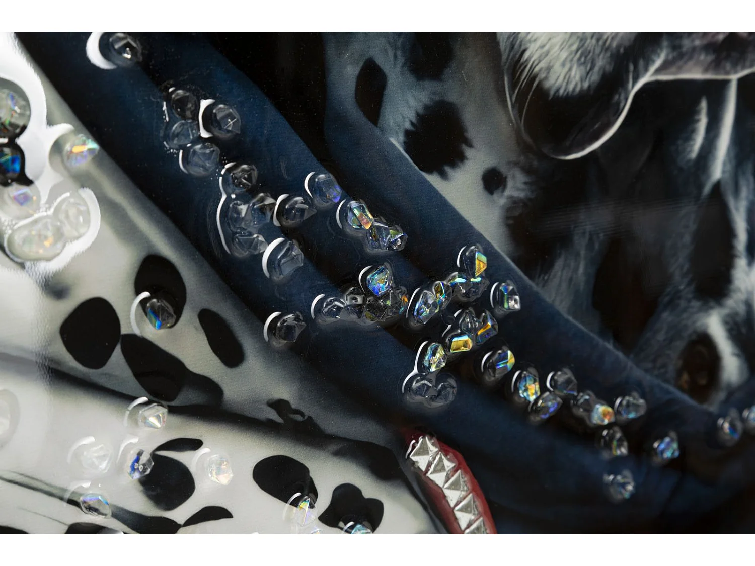 Dipinto su tela laccato  con cornice cm 53x3x73