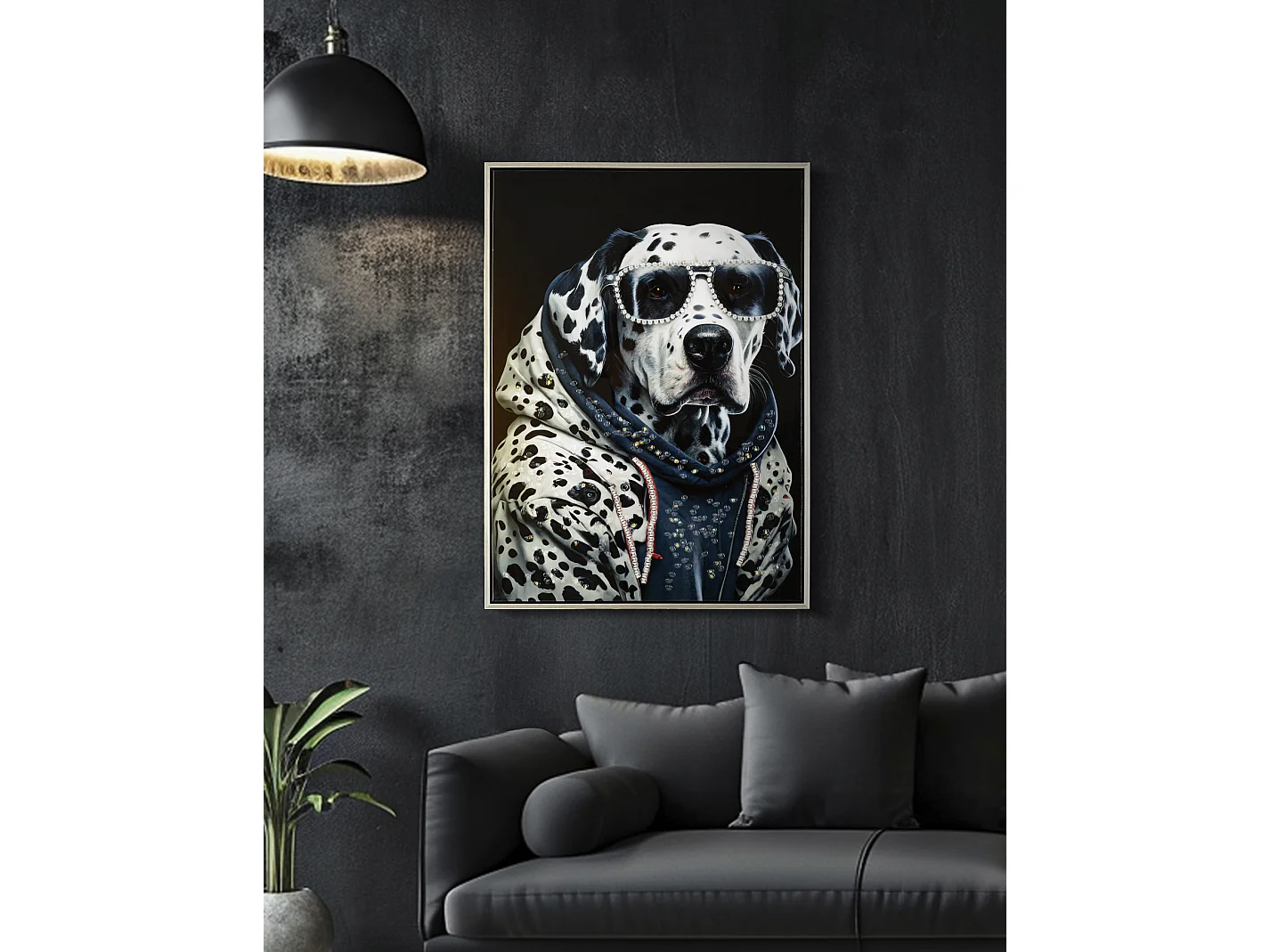 Tableau Imprimé Déco "Trap" 53x73cm Multicolore