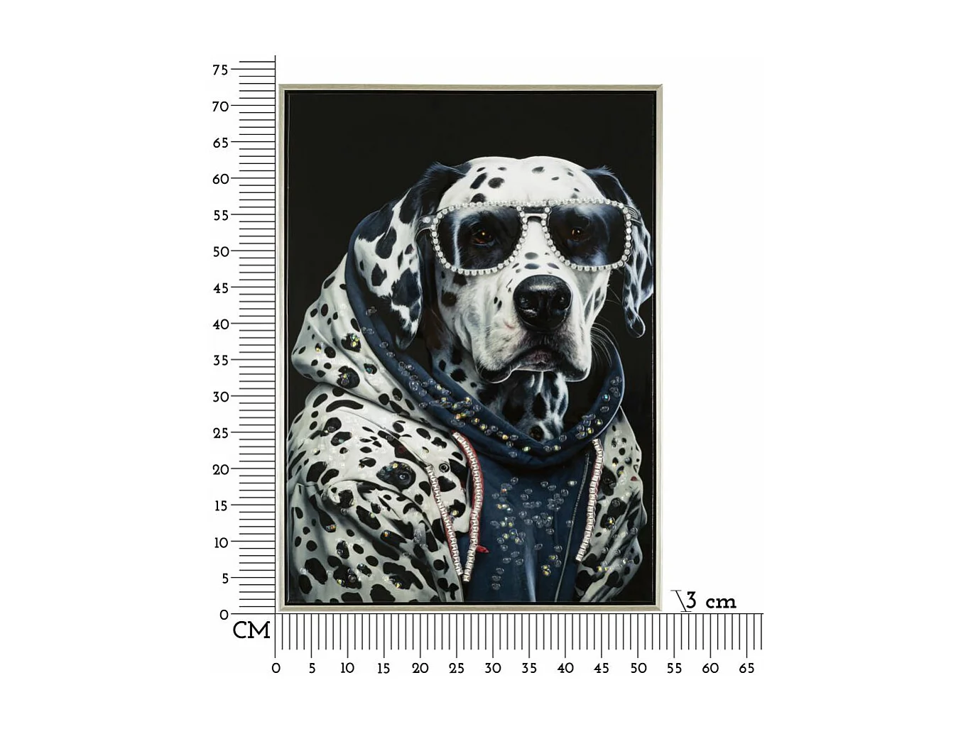 Tableau Imprimé Déco "Trap" 53x73cm Multicolore