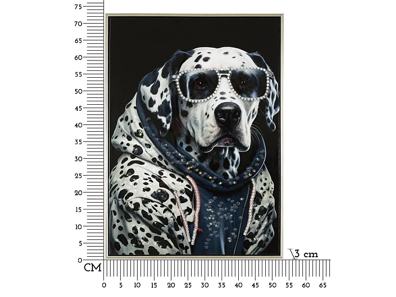 Tableau Imprimé Déco "Trap" 53x73cm Multicolore