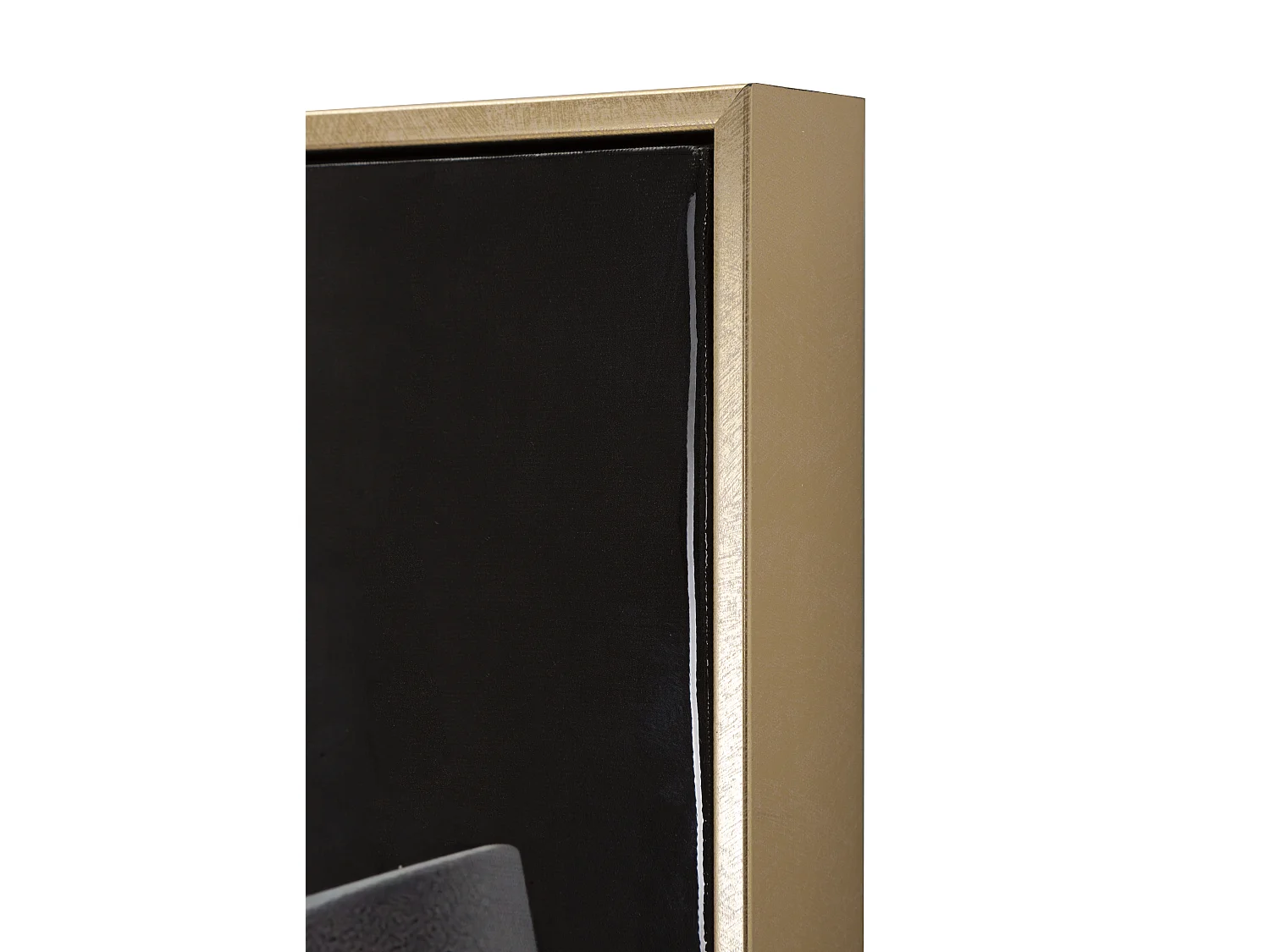 Dipinto su tela laccato con cornice cm 62x4x92