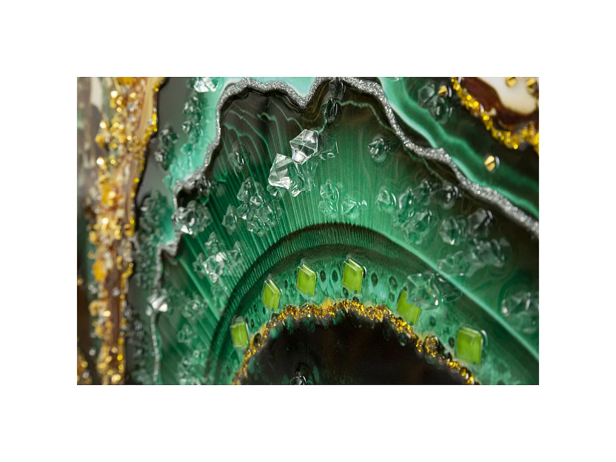 Tableau Imprimé Déco "Smeraldy" 62x82cm Vert