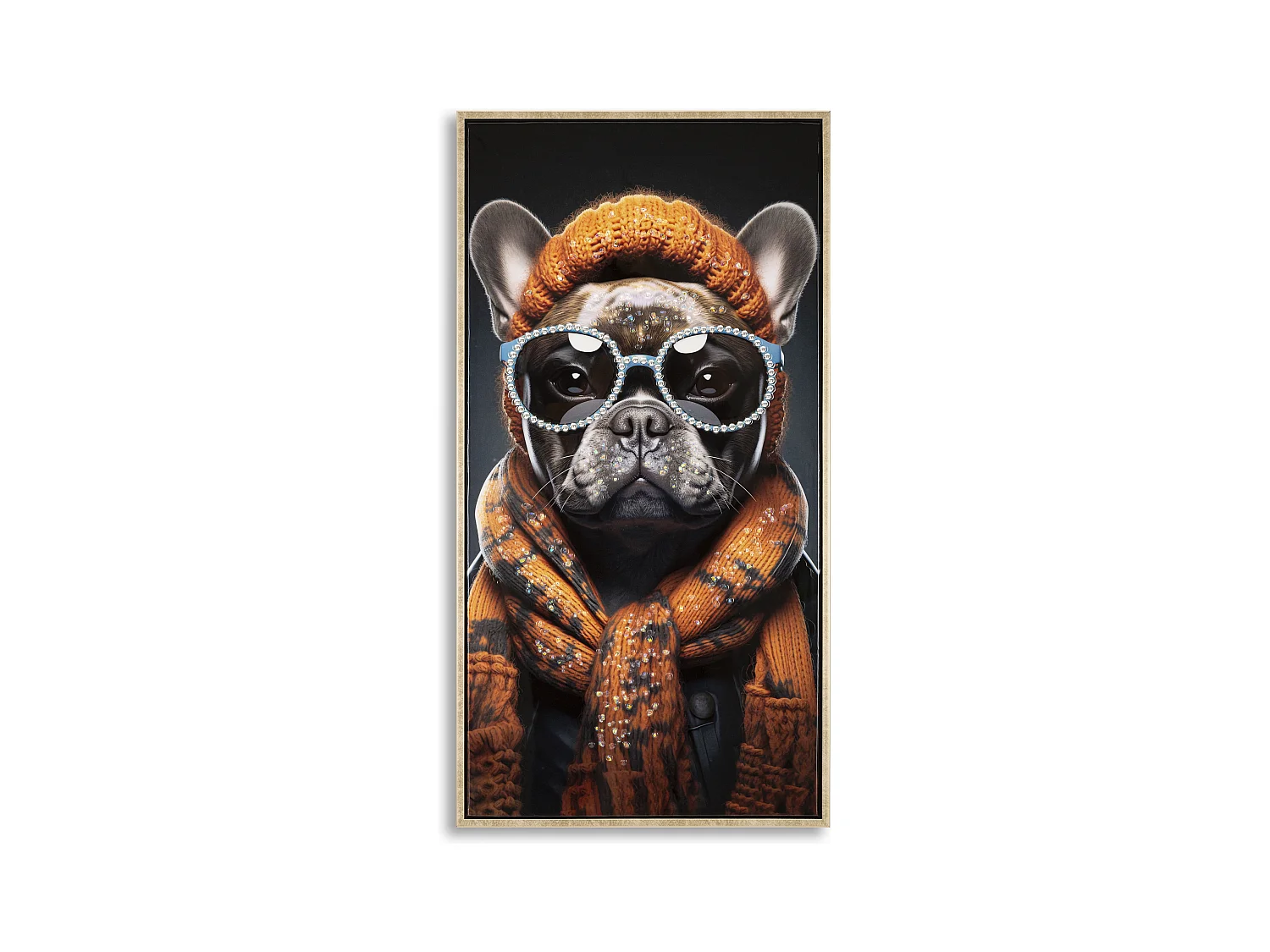 Peinture sur Toile Laquée avec Cadre Bad Bully -A- 42,5x2,8x82,5 cm