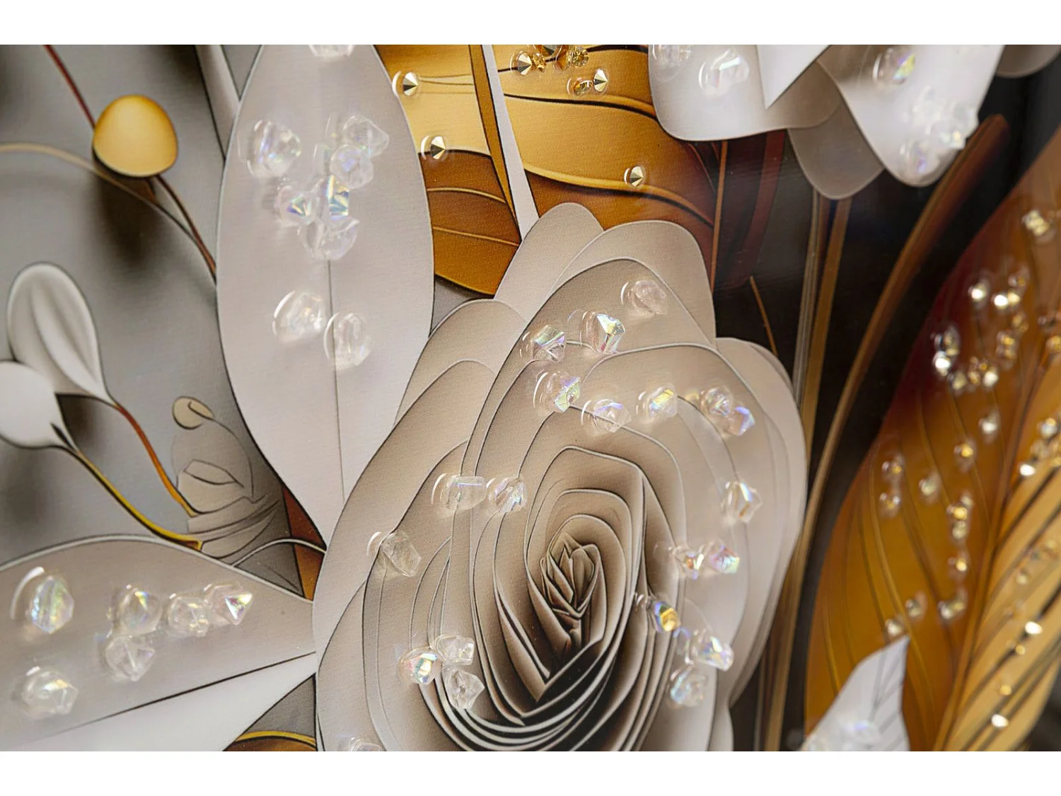 Tableau Imprimé Déco "Flora" 42x62cm Multicolore