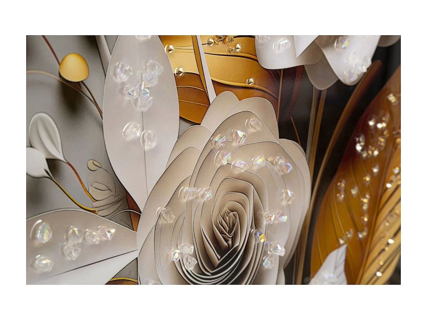 Tableau Imprimé Déco "Flora" 42x62cm Multicolore