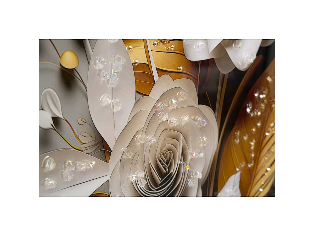 Dipinto su tela laccato con cornice cm 42x3,5x62