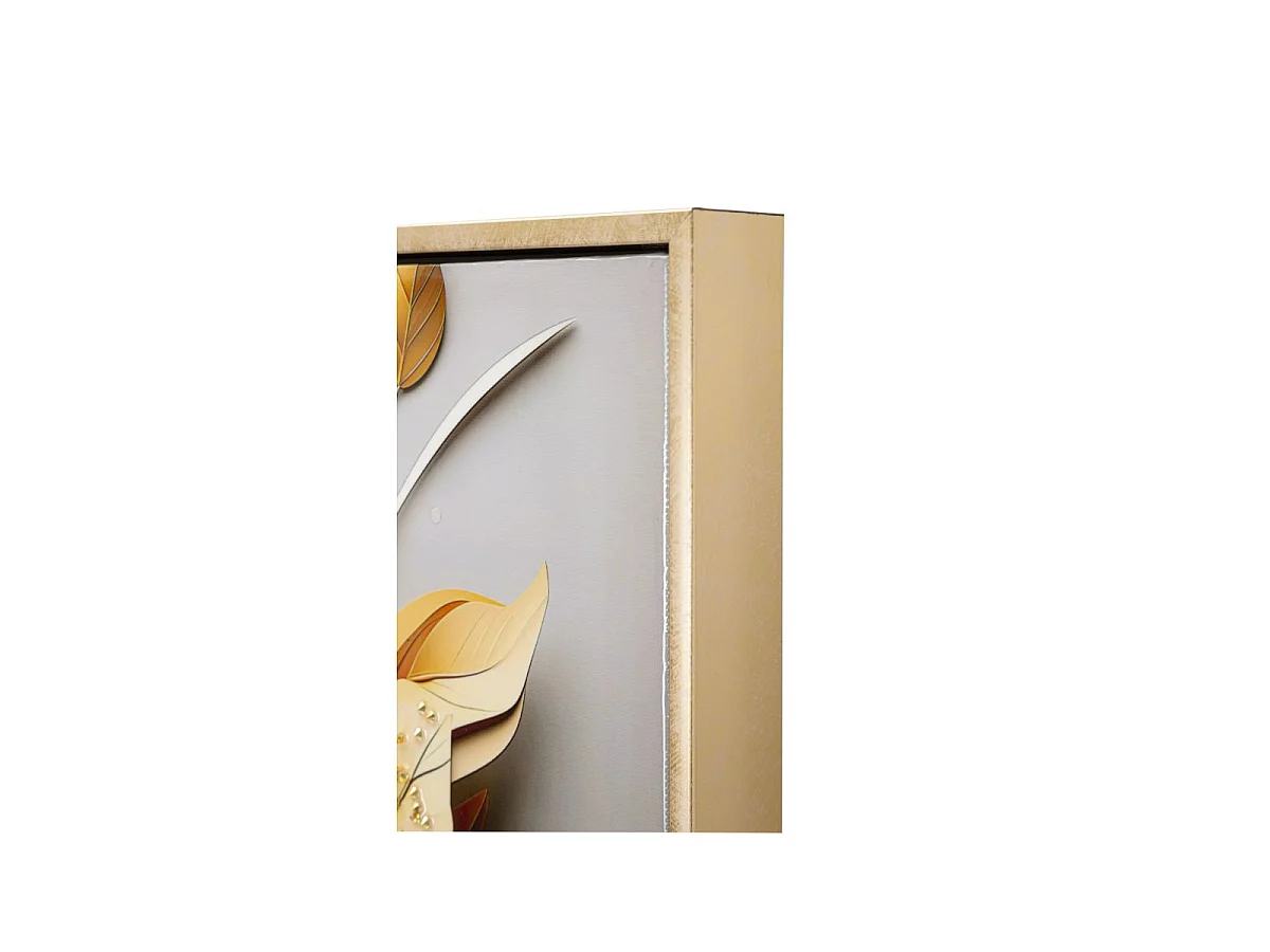 Dipinto su tela laccato con cornice cm 42x3,5x62