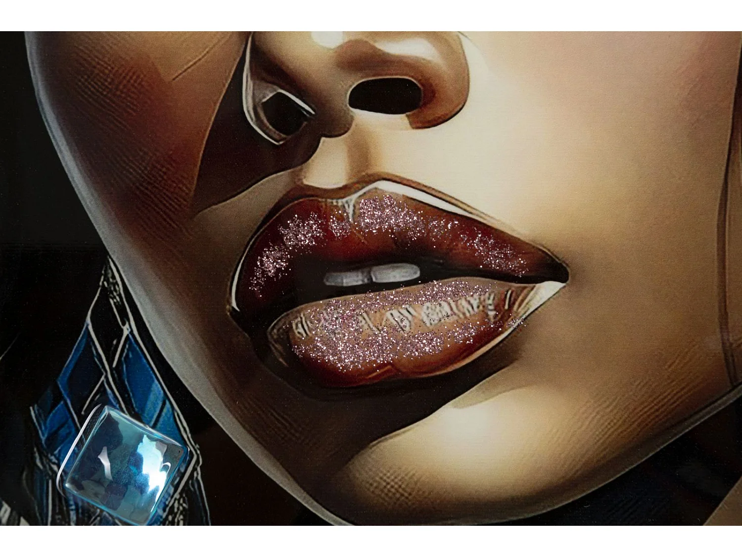 Tableau Imprimé Déco "Alteas" 82x82cm Multicolore