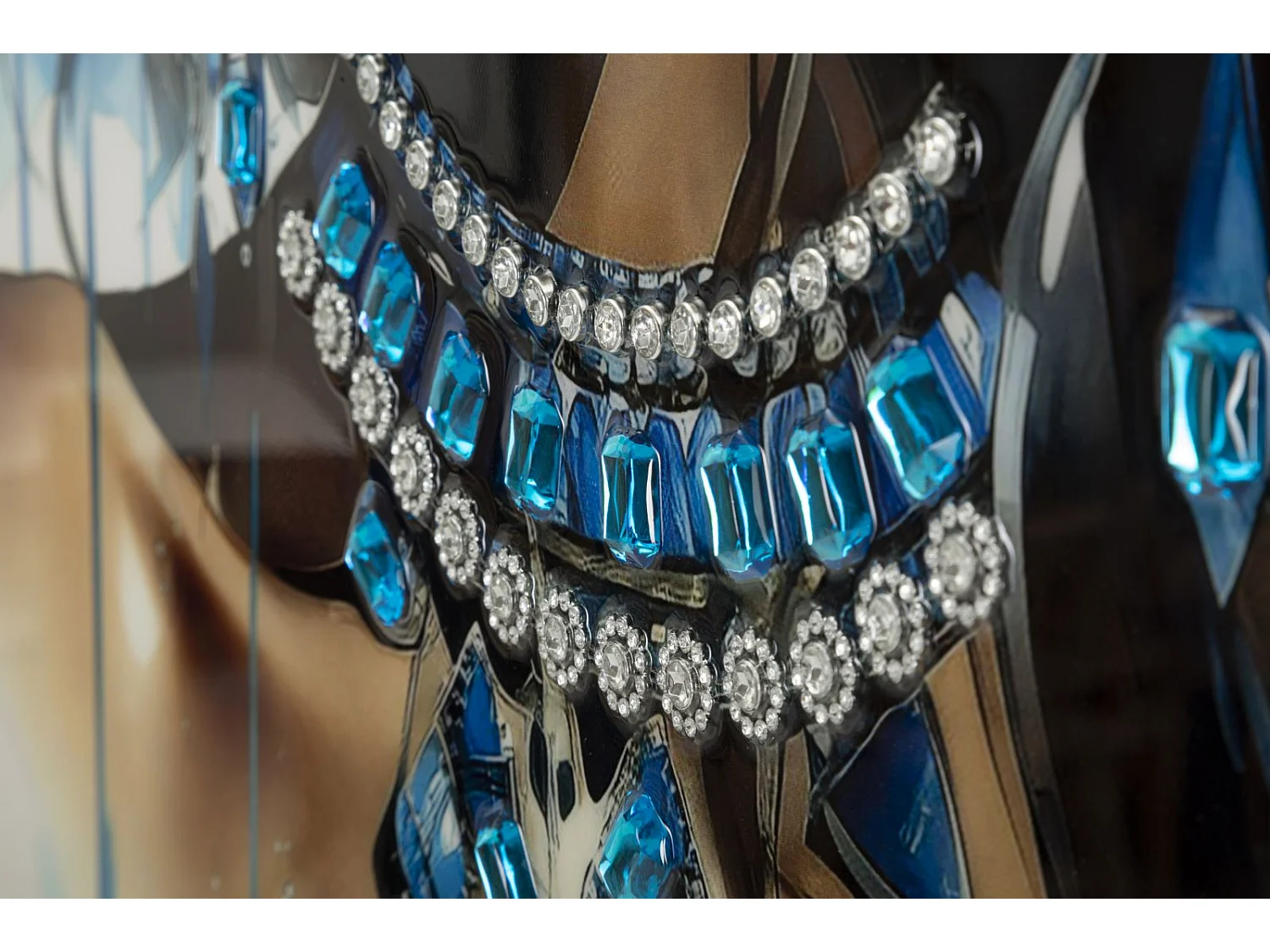 Tableau Imprimé Déco "Alteas" 82x82cm Multicolore