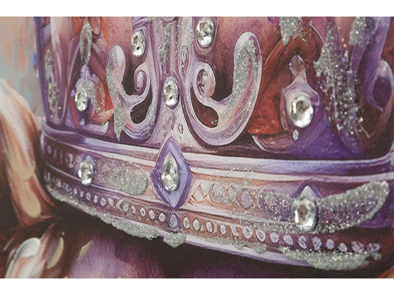 Tableau Imprimé Déco "King" 82x122cm Multicolore