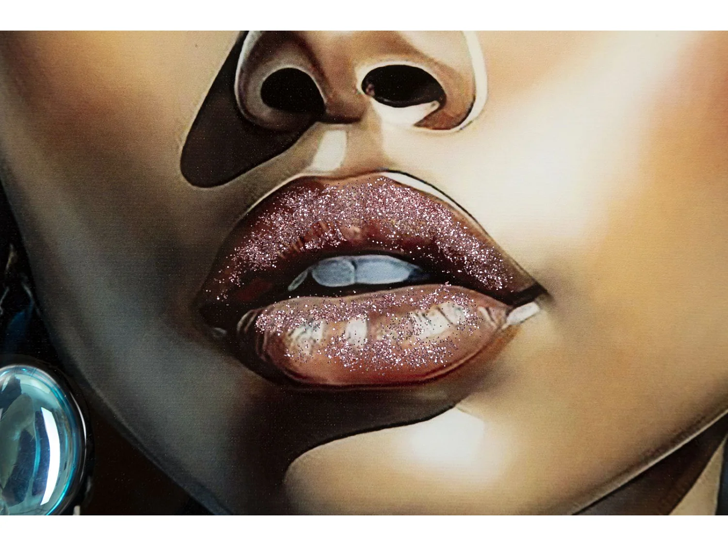 Tableau Imprimé Déco "Altea" 82x82cm Multicolore