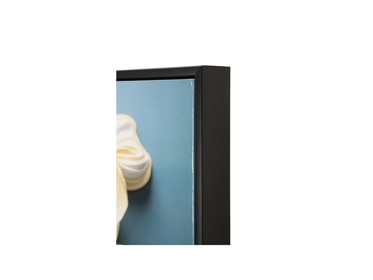 Dipinto su tela laccato con cornice cm 82x4x82