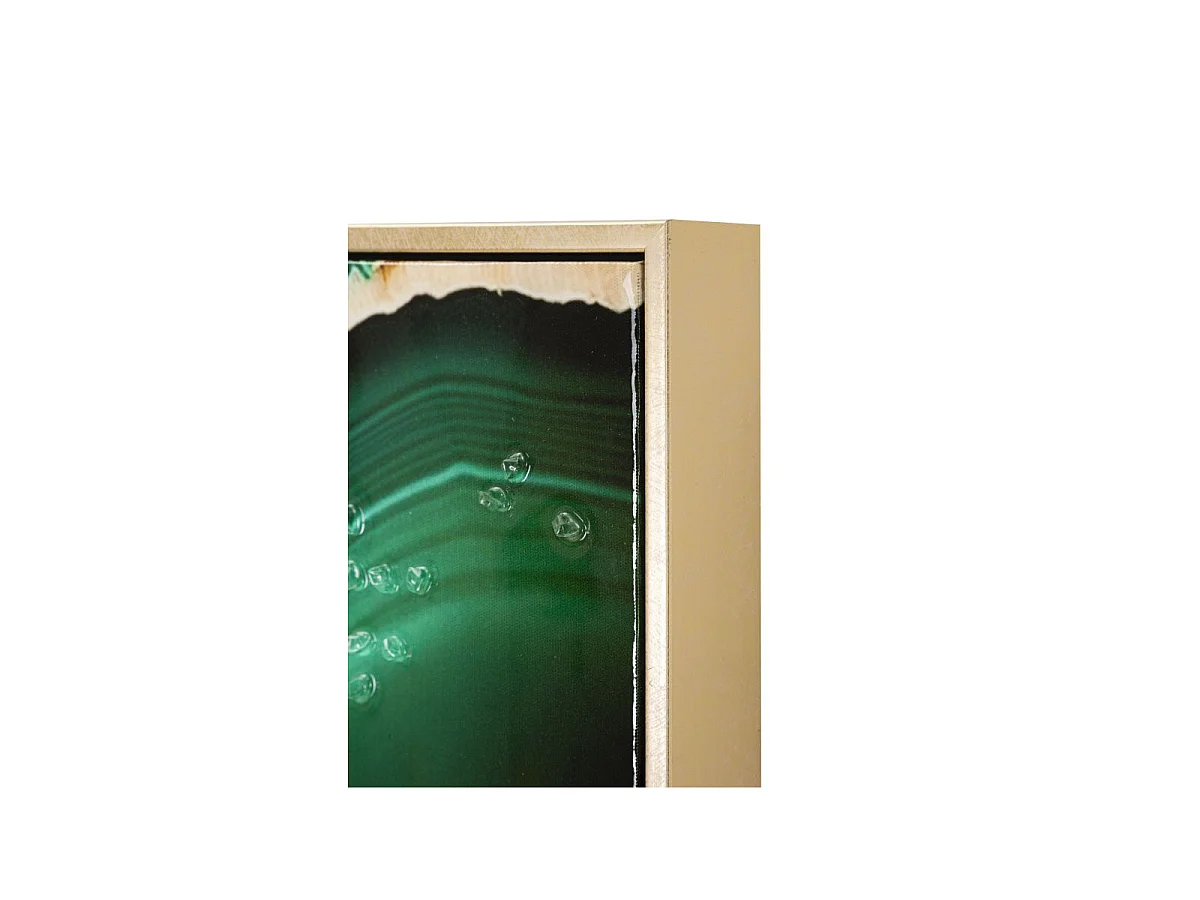 Tableau Imprimé Déco "Smeraldie" 62x82cm Vert