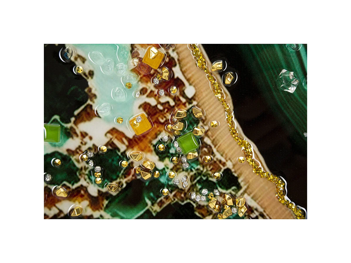 Tableau Imprimé Déco "Smeraldie" 62x82cm Vert
