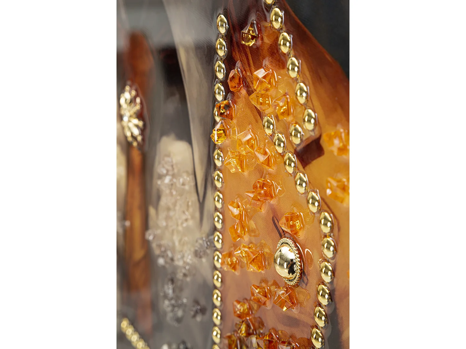 Tableau Imprimé Déco "Monky" 52x72cm Multicolore