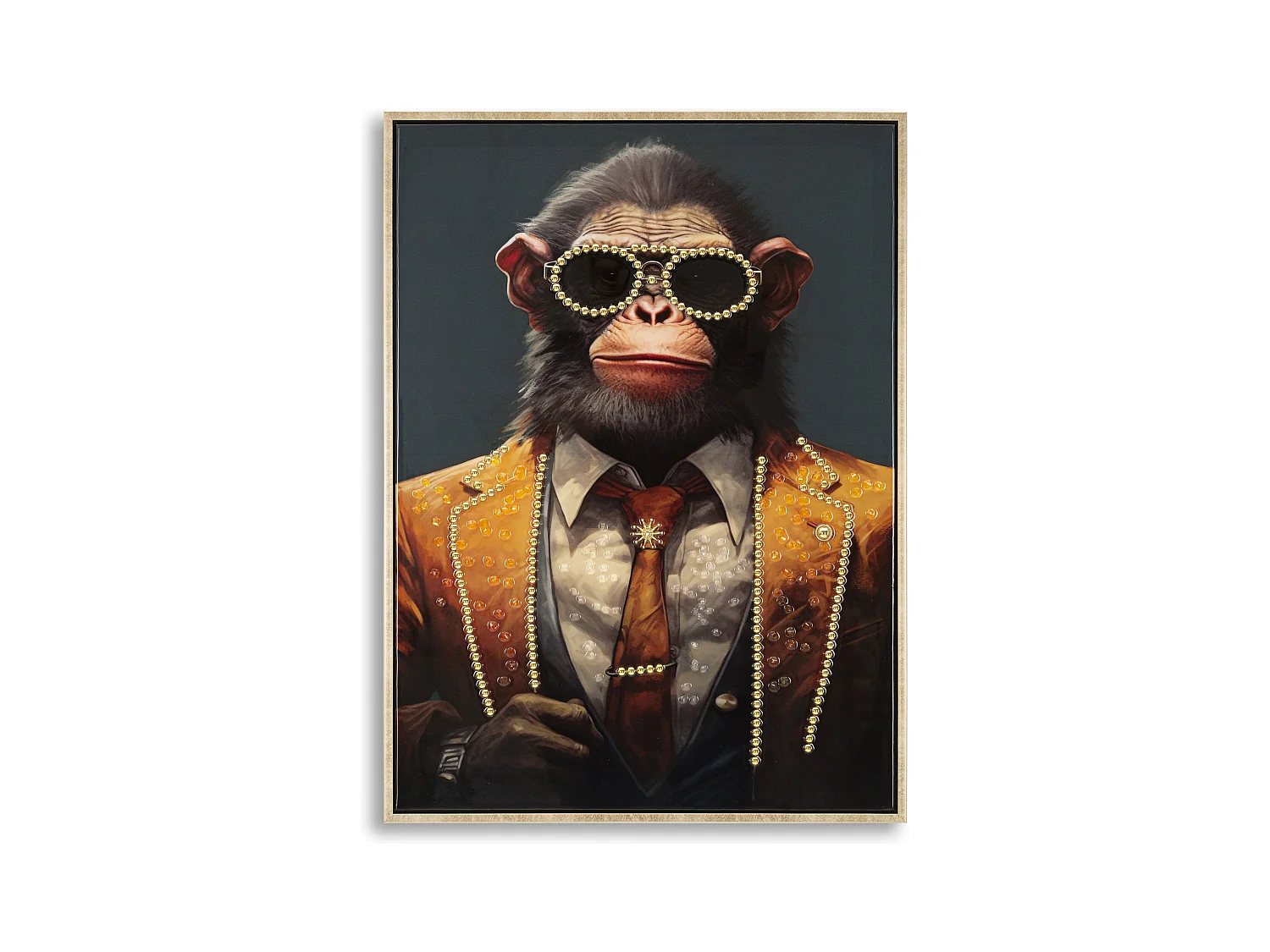Peinture sur toile laquée avec cadre 52,5x2,8x72,5 cm