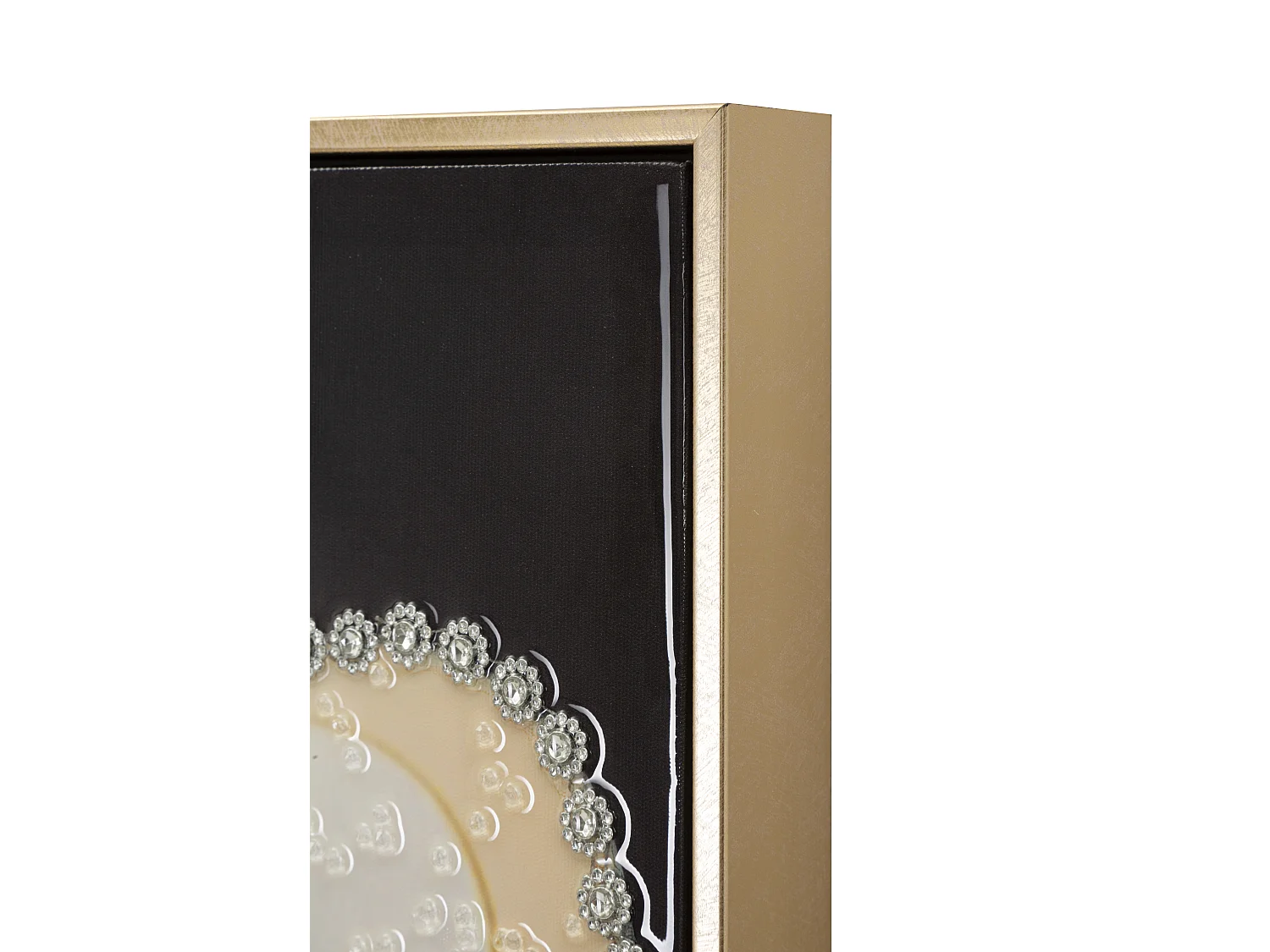 Dipinto su tela laccato con cornice cm 62x4x92